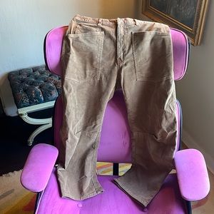 Nili Lotan “Shon” Tan Corduroy Pants